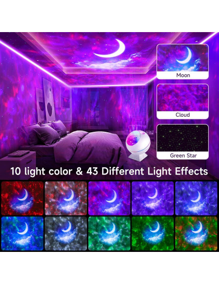 Proyector de Estrellas Galáctico BL-XK04 con Control Remoto