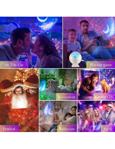 Proyector de Estrellas Galáctico BL-XK04 con Control Remoto