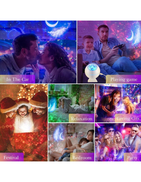 Proyector de Estrellas Galáctico BL-XK04 con Control Remoto