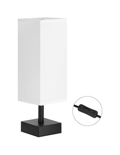 Lámpara de Mesa Aooshine Blanca Minimalista 33.6 cm 2