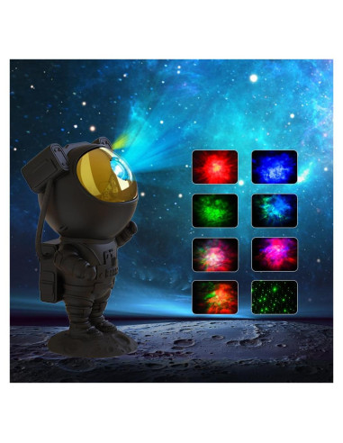 Proyector de Estrellas LEANJU Astronauta LED Nebulosa