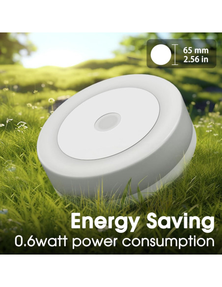 Luces Nocturnas Enchufables Briignite LED 4Pack 3000K