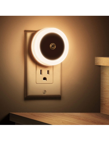 Luces Nocturnas Enchufables Briignite LED 4 Pack 3000K