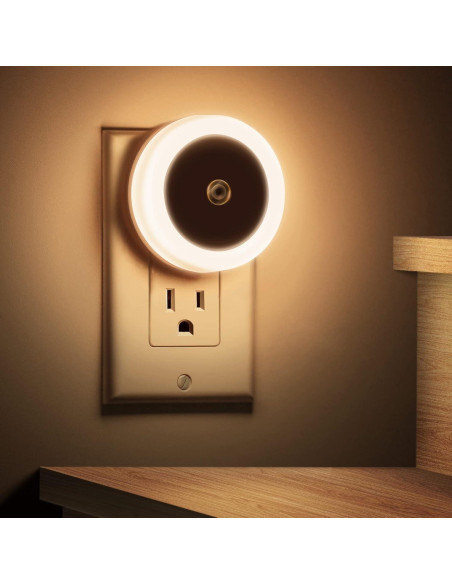 Luces Nocturnas Enchufables Briignite LED 4 Pack 3000K