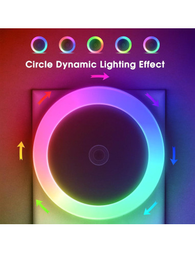 Luces Nocturnas RGB Briignite - Paquete de 4 con Sensor