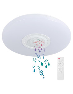 Lámpara de Techo LED ASALL 40W RGB con Altavoz Bluetooth