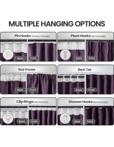 Cortinas Opacas Grichril 132 cm x 213 cm 2 Paneles Verde 2