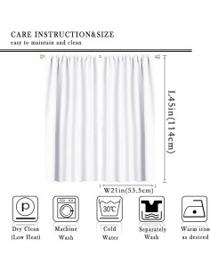 Cortinas Opacas JADERYS Animales Dibujos Modernos 2 Paneles 106.68x114.3cm 2