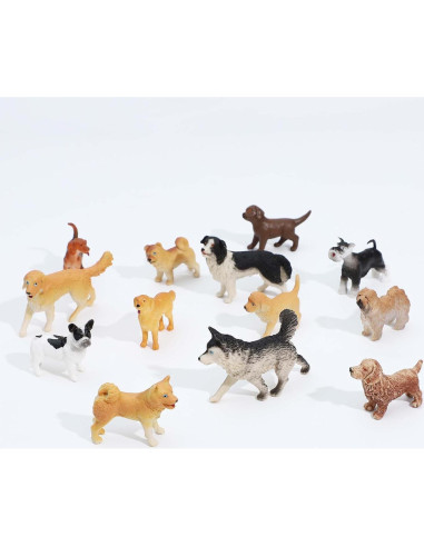 Figuras de Perros ONEST 20 Piezas Juguetes Educativos