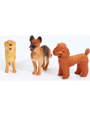 Figuras de Perros ONEST 20 Piezas Juguetes Educativos