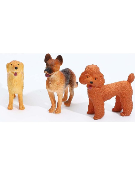 Figuras de Perros ONEST 20 Piezas Juguetes Educativos