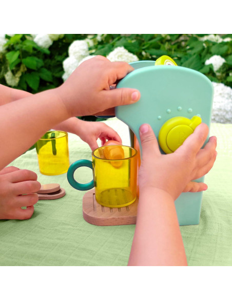 Cafetera de Madera B. toys Café au Play - 10 Accesorios