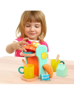 B. toys Máquina de Café de Madera con 10 Accesorios 2