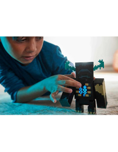 Figura de Acción Warden Mattel Minecraft 8.25 cm con Luces y Sonidos 2