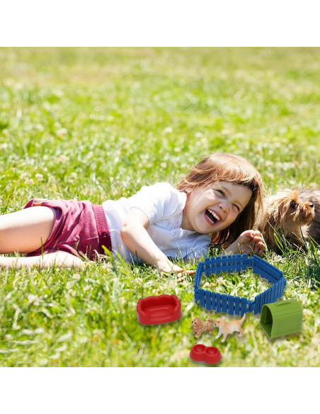 Juego de Figuras de Perro ONEST 6 Piezas Realistas