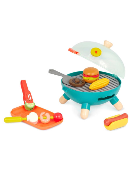 B. toys Mini Chef Parrilla BBQ Juguete 16 Piezas 3 Años+
