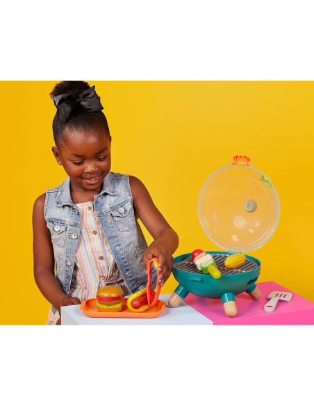 B. toys Mini Chef Parrilla BBQ Juguete 16 Piezas 3 Años+