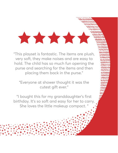 Baby GUND Mi Primer Monedero Set de Juguetes 5 Piezas