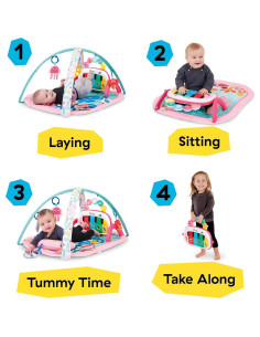 Gimnasio Musical Baby Einstein Rosa 4-en-1 para Bebés 2