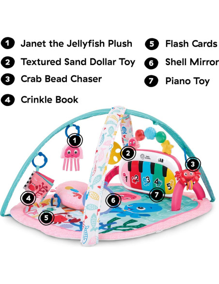 Gimnasio Musical Baby Einstein Rosa 4-en-1 para Bebés