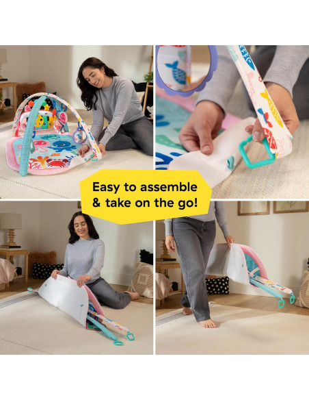 Gimnasio Musical Baby Einstein Rosa 4-en-1 para Bebés