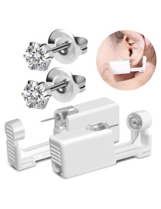 Kit de Perforación de Oídos BLS 2 Pistolas + Aretes 5mm