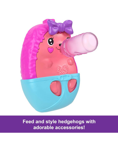 Juguete de Viaje Polly Pocket Erizo 2-en-1 con 2 Muñecas