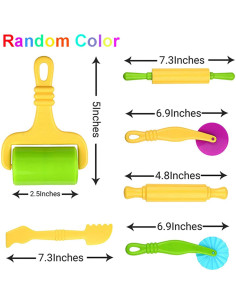 Juego de Herramientas de Plastilina Oun Nana 36 PZS Colores Aleatorios 2