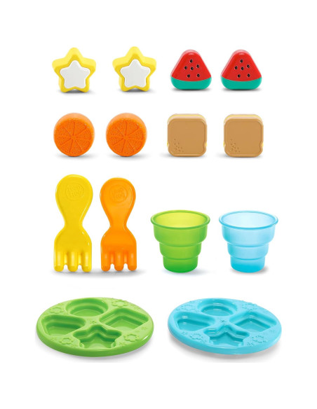 Cesta de Picnic LeapFrog 15 Piezas Amarillo Interactiva