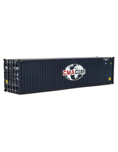 Contenedor Corrugado 40' Hi Cube Walthers CMA-CGM