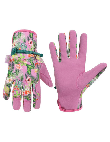 Guantes de trabajo HLDD HANDLANDY para mujeres - Rosa