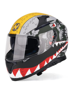 Casco HAX Impulse XL Doble Visor y Aprobado DOT