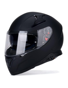 Casco HAX Impulse cara completa Negro mate XXL