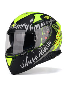 Casco HAX Hax Impulse Amarillo L con visor Pinlock