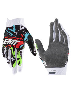 Guantes Leatt Moto 1.5 GripR Adulto Negro/Blanco X-Large