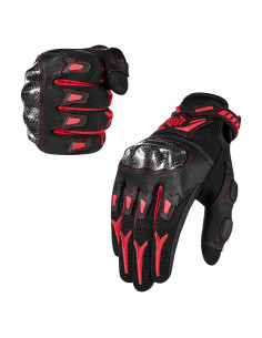 Guantes Motociclismo ILM GST301 Rojo XXL Táctiles