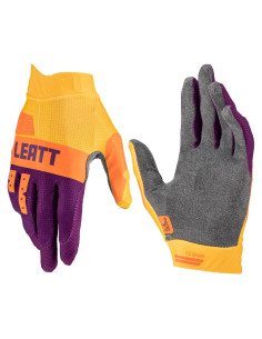 Guantes Leatt Moto 1.5 GripR Adulto Púrpura Mediano
