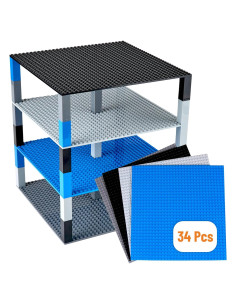 Placas Base Apilables Strictly Briks 10x10 cm 4 Piezas