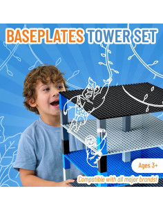 Placas Base Apilables Strictly Briks 10x10 cm 4 Piezas 2