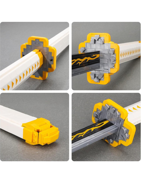 Espada Agatsuma Zenitsu Demon Slayer 956 Piezas con Soporte