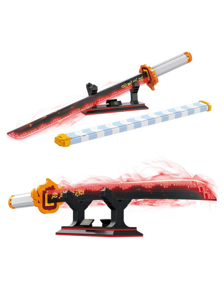 Espada Rengoku Kyoujurou Demon Slayer - Set de Construcción 792 Pcs
