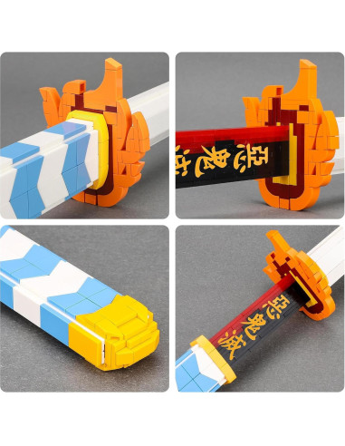 Espada Rengoku Kyoujurou Demon Slayer - Set de Construcción 792 Pcs