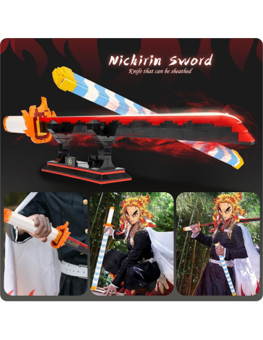 Espada Rengoku Kyoujurou Demon Slayer - Set de Construcción 792 Pcs
