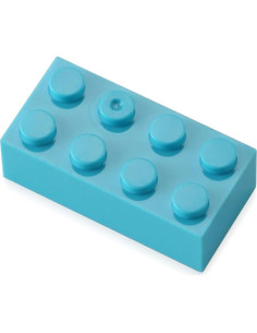 Ladrillos de Construcción Feleph 100 Piezas Azul 2x4 2