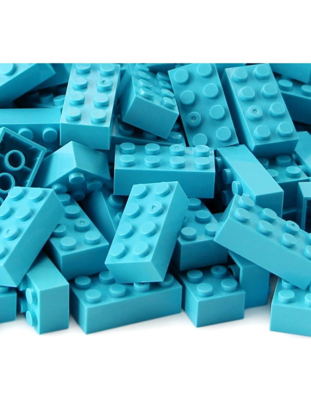 Ladrillos de Construcción Feleph 100 Piezas Azul 2x4
