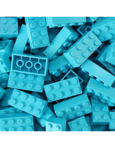 Ladrillos de Construcción Feleph 100 Piezas Azul 2x4