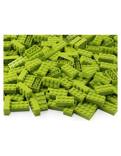 Ladrillos de Construcción Feleph 320 Piezas Verde Lima