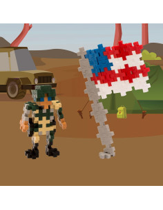 Juego de Bloques Plus Plus Mini Creador Militar 70 Piezas 2