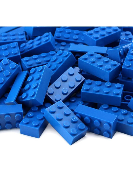 Juego de Bloques de Construcción Feleph 100 Piezas Azules