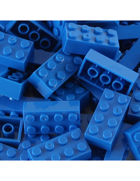 Juego de Bloques de Construcción Feleph 100 Piezas Azules